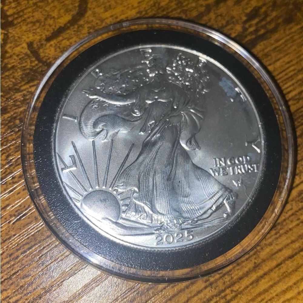 2025 Silver Coin in Protective Case (Brilliant Undercut)